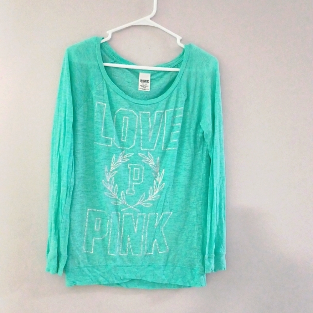 Pink Victoria's Secret Women's Longsleeve Top Size XS